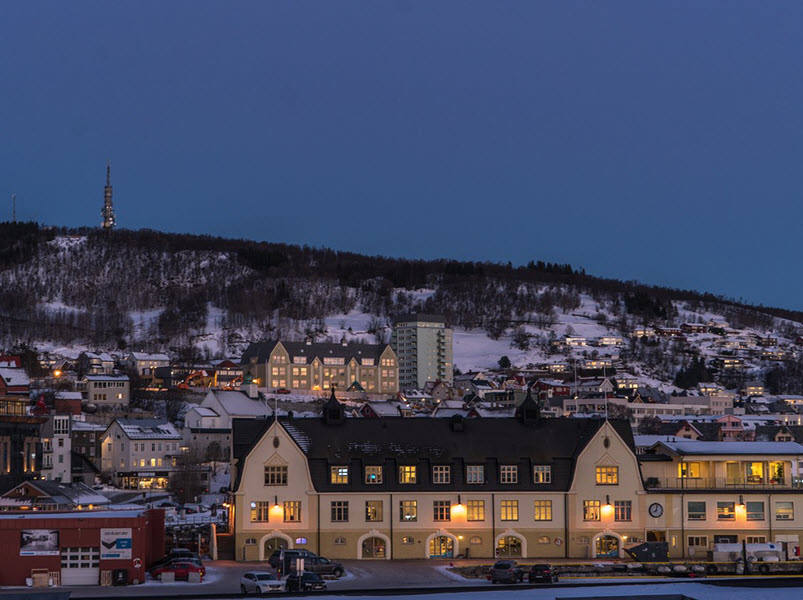 Tromso at night